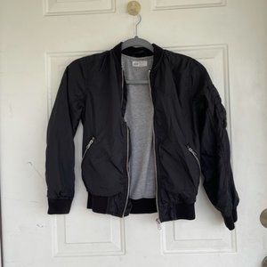 Junior Boys 8-9Y Black Bomber Jacket